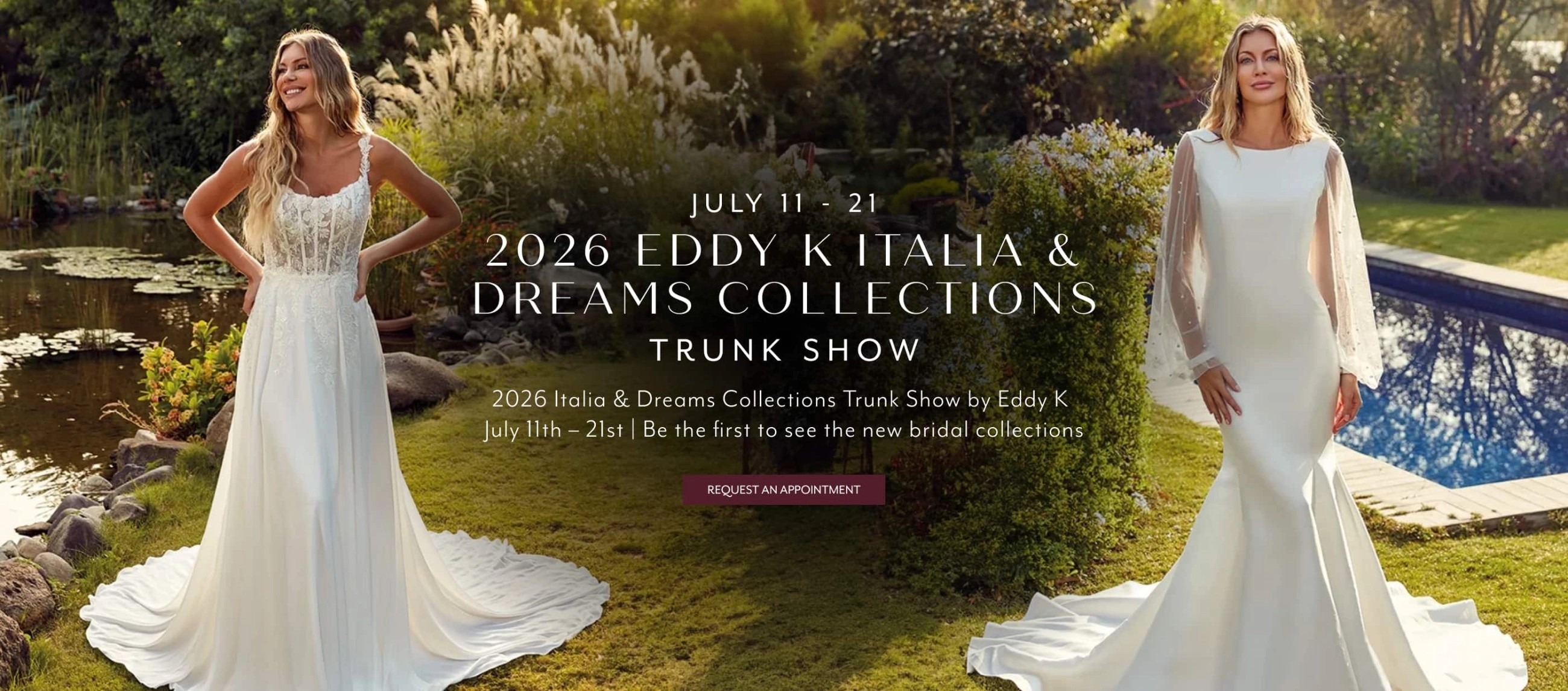 Eddy K Italia & Dreams Collections Trunk Show