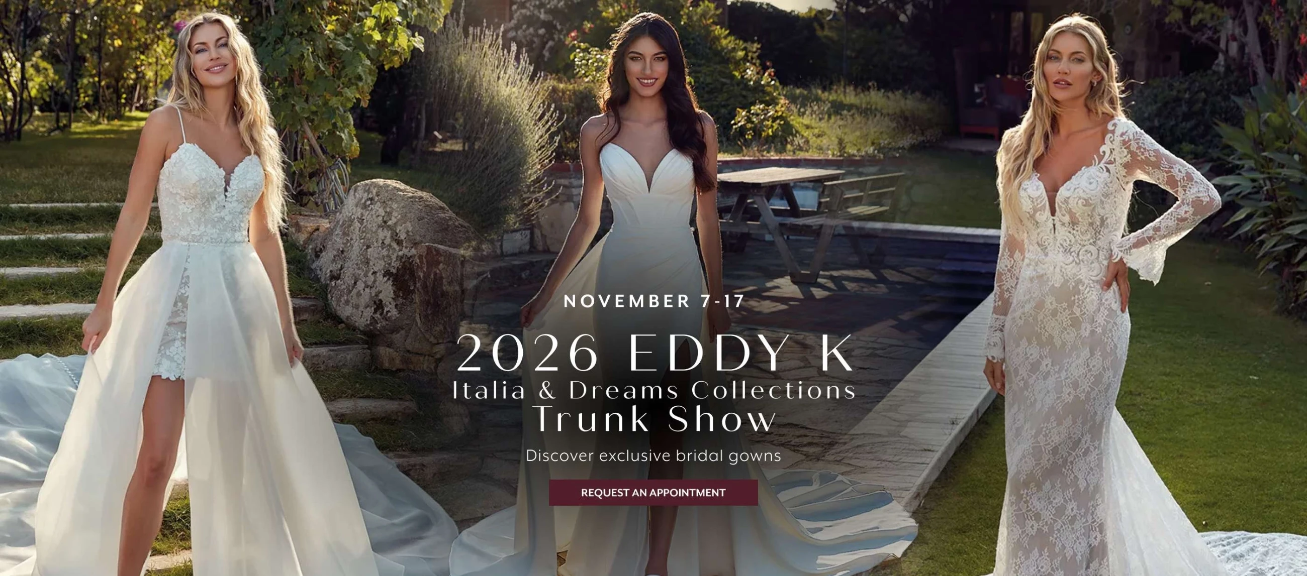 2026 Eddy K Italia & Dreams Collection Trunk Show