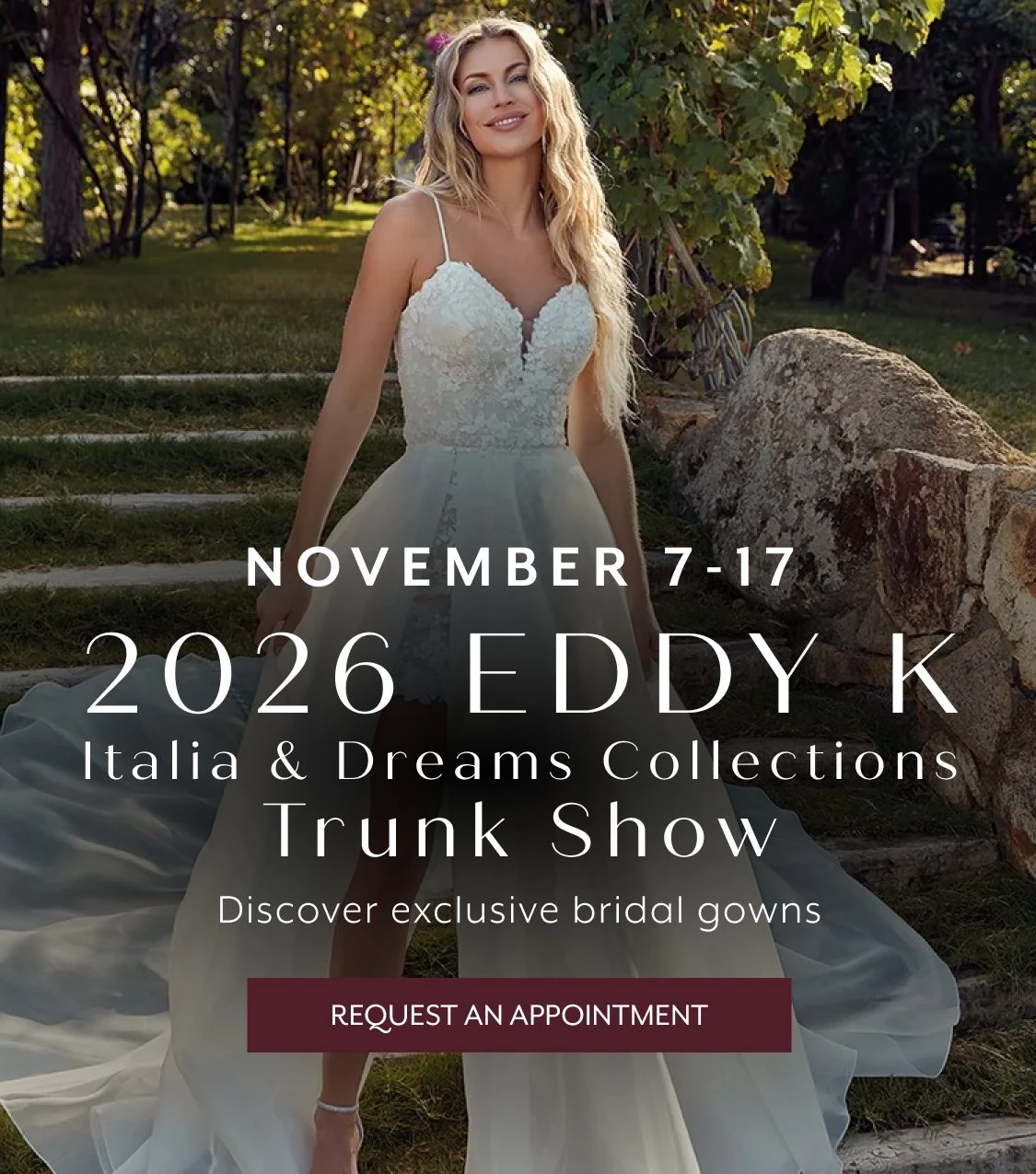 2026 Eddy K Italia & Dreams Collection Trunk Show