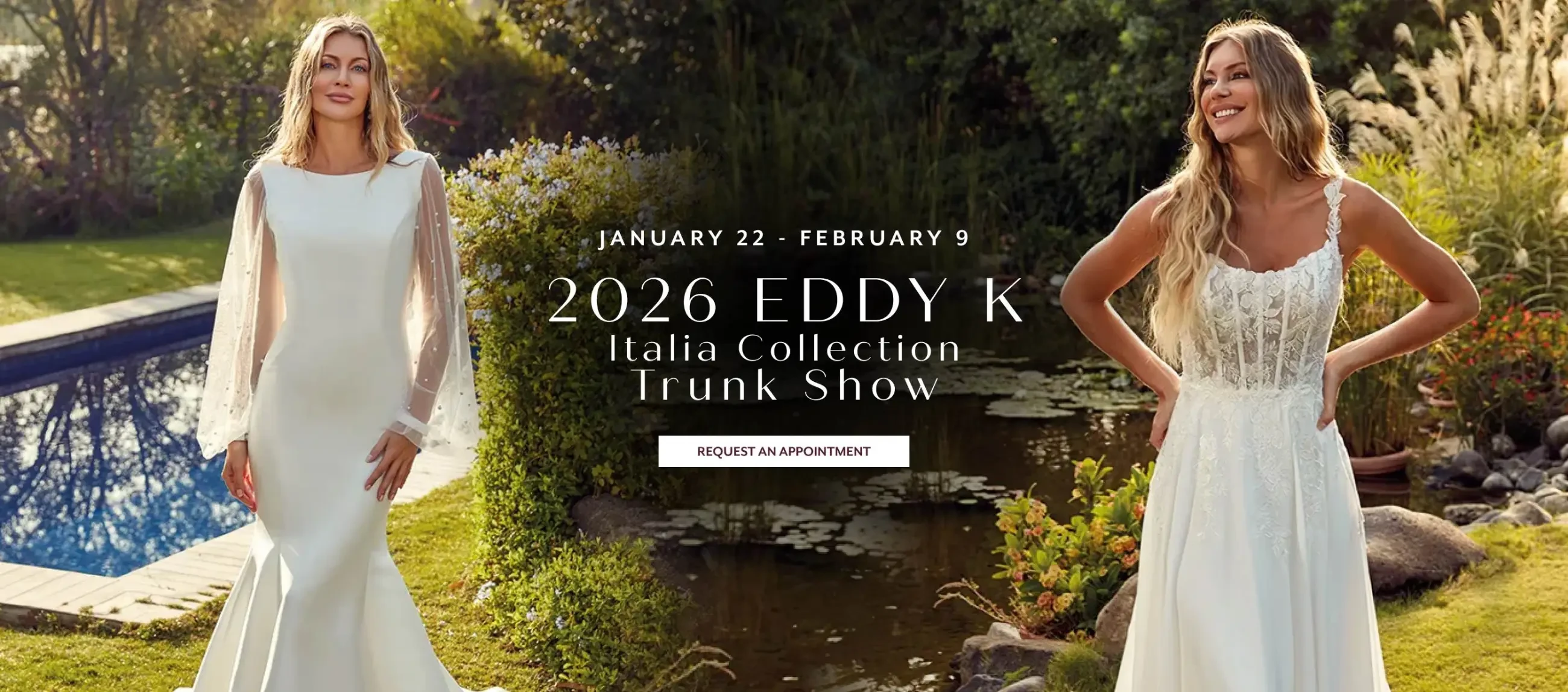 Eddy K Trunk Show Banner for Desktop
