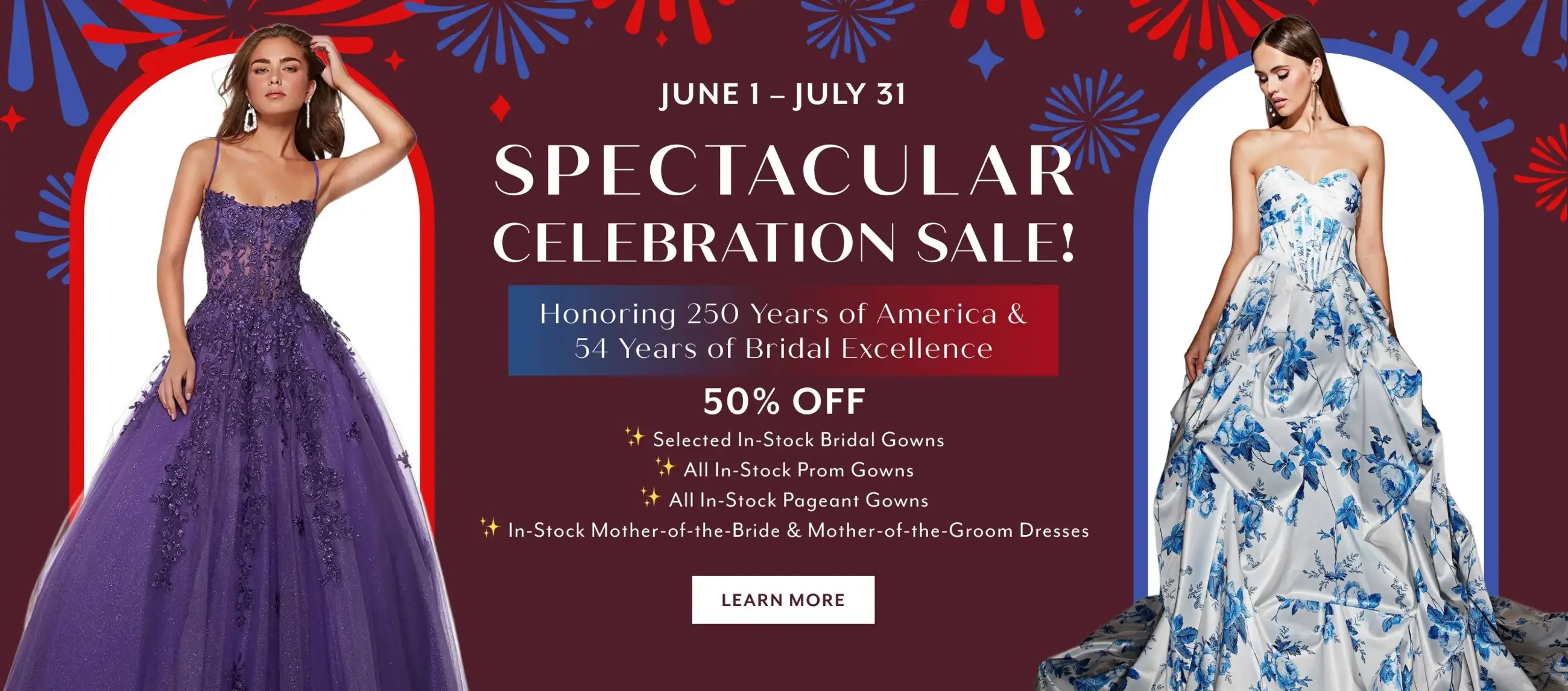 spectacular celebration sale